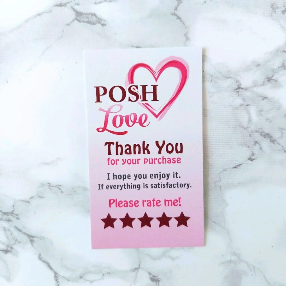 100 Thank You Cards insert business card - Picture 14 of 16